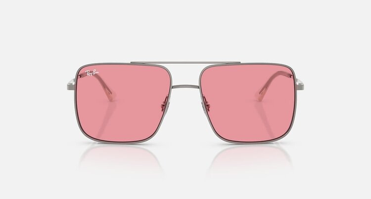 Ray Ban Ray Ban Ari Polished Gunmetal | Pink