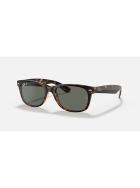 Ray Ban Ray Ban New Wayfarer Classic Polished Tortoise | G-15 Green Polarized