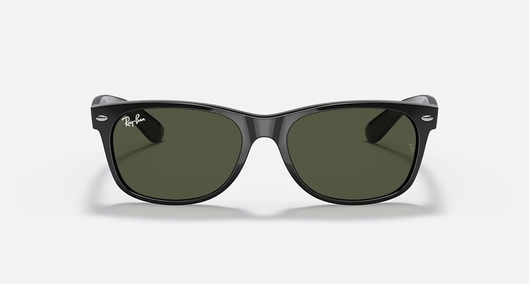 Ray Ban Ray Ban New Wayfarer Classic Polished Black | G-15 Green