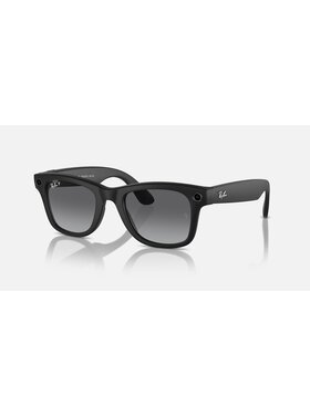Ray Ban Ray Ban Meta Wayfarer Matte Black | Graphite Grey Gradient Polarized
