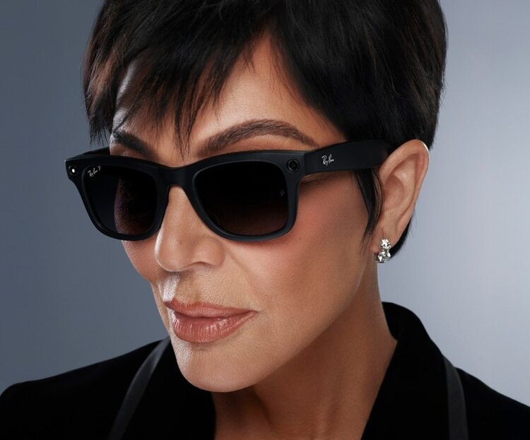 Ray Ban Ray Ban Meta Wayfarer Matte Black | Graphite Grey Gradient Polarized