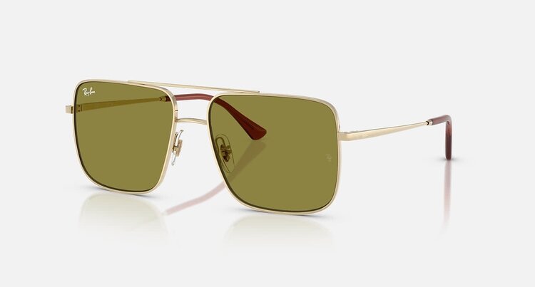 Ray Ban Ray Ban Ari Polished Pale Gold | Green
