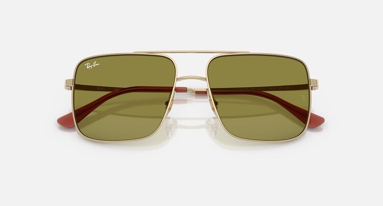 Ray Ban Ray Ban Ari Polished Pale Gold | Green