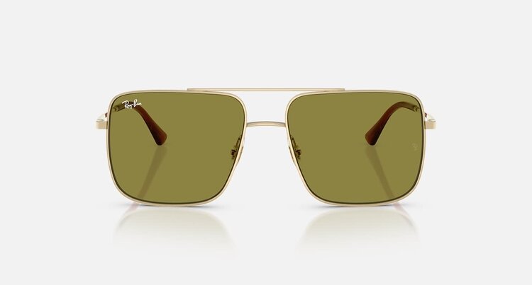 Ray Ban Ray Ban Ari Polished Pale Gold | Green
