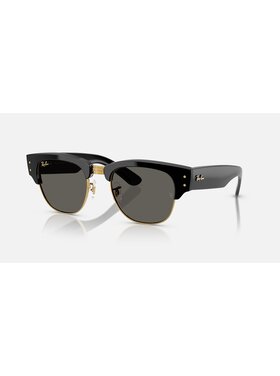 Ray Ban Ray Ban Mega Clubmaster Black On Gold | Dark Grey
