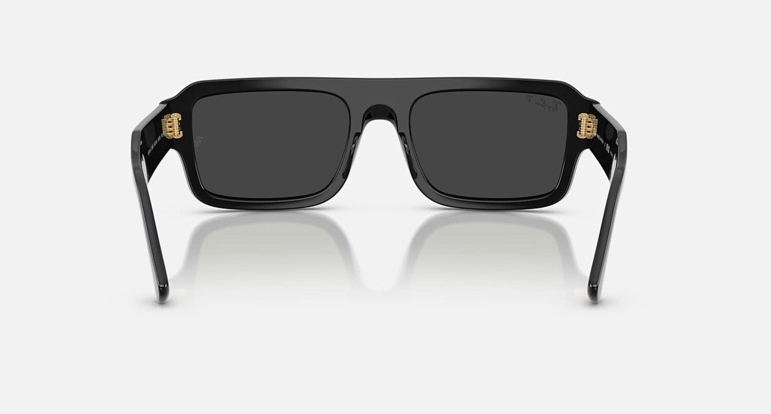Ray Ban Lukas Polished Black | Black Polarized - The Drop  display picture 3