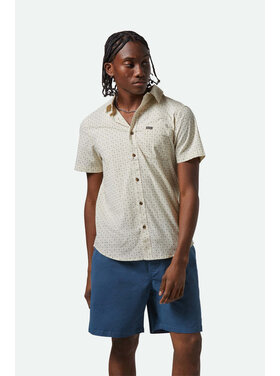 Brixton Brixton Charter Print S/S Woven (Mens) | Off White/Micro Floral