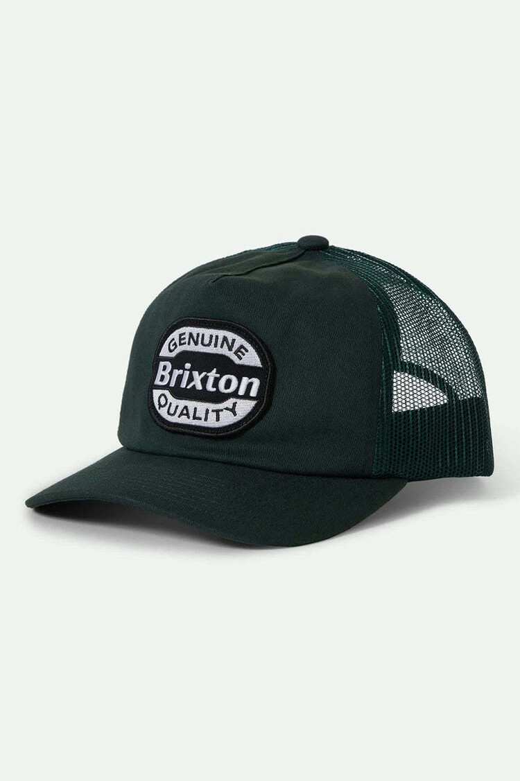 Brixton Brixton Keaton Mp Trucker Hat (Mens) | Deep Forest/Deep Forest
