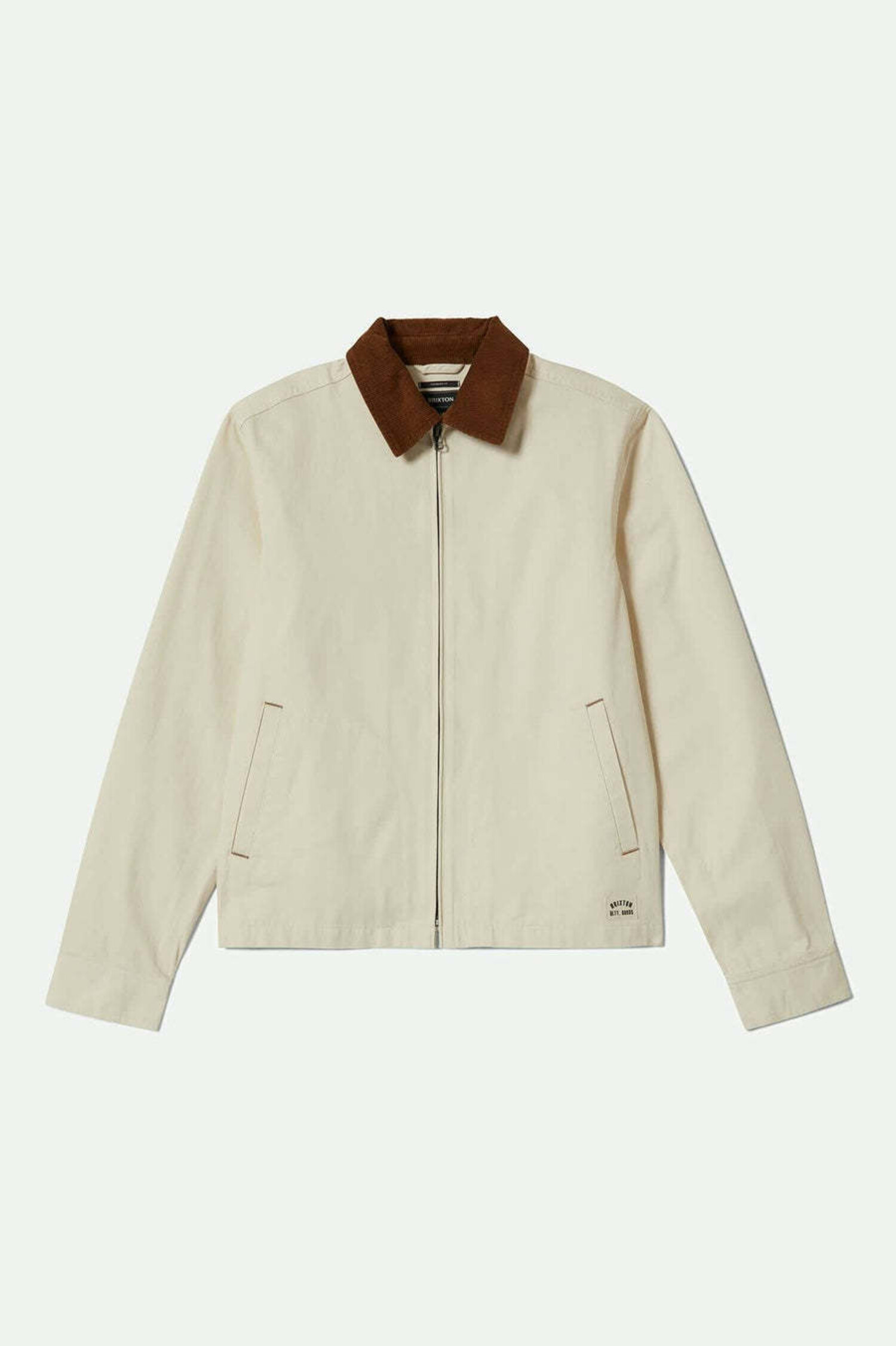 Brixton Brixton Mechanic Garage Zip Jacket (Mens) | Whitecap Brixton Brixton Mechanic Garage Zip Jacket (Mens) | Whitecap