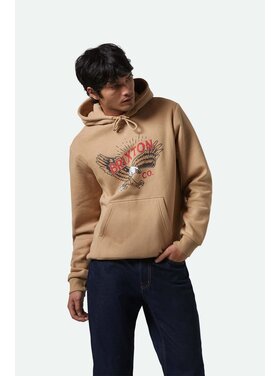 Brixton Brixton Keeler Hoodie (Mens) | Sand
