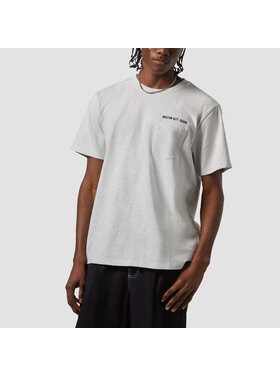 Brixton Brixton Emb Heavy Weight Pkt Tee (Mens) | Heather Grey Ash