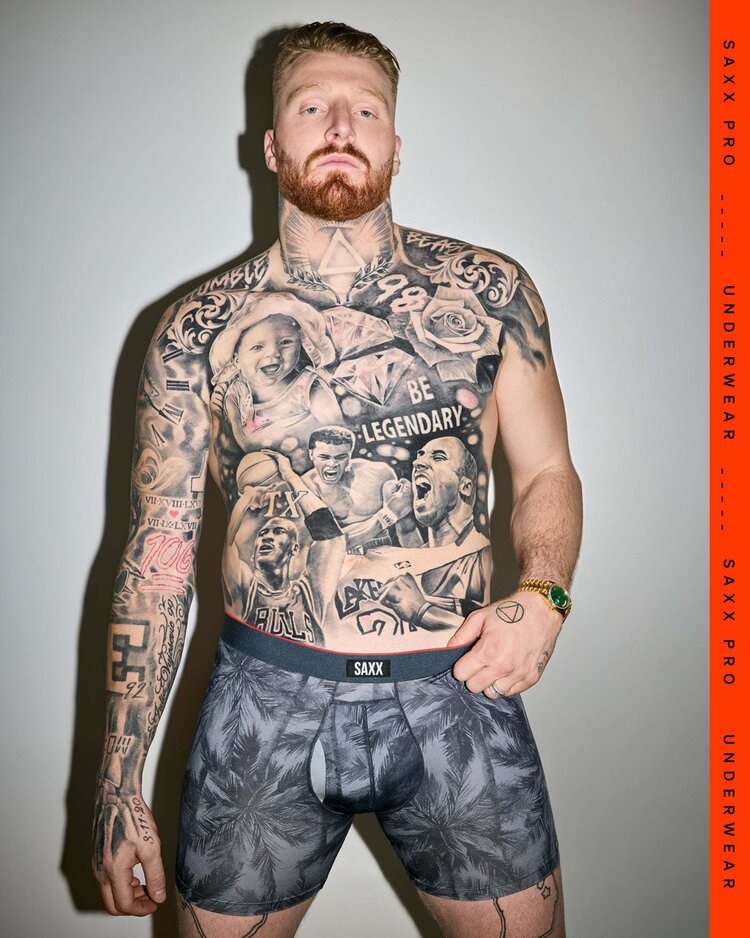 SAXX Saxx Multi-Sport Mesh Boxer Brief Fly | Vacation Vibes-Turbulence