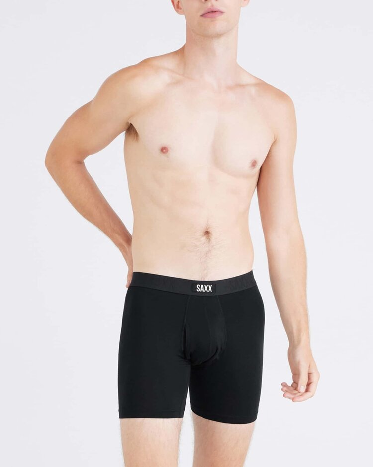 SAXX Saxx Vibe Xtra Soft Comfort Boxer Brief Fly | Black