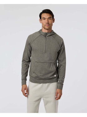 Vuori Vuori Ponto Performance 1/2 Zip Hoodie (Mens) | Warm Grey Heather