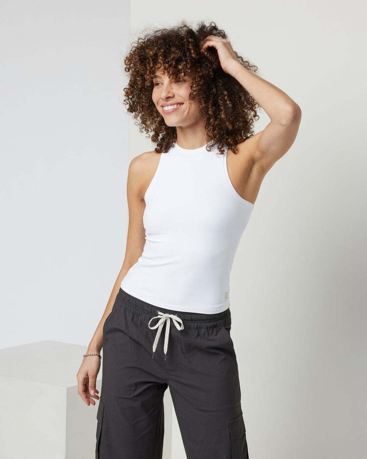 Vuori Vuori Vuori Allthefeels Crew Tank (Womens) | White