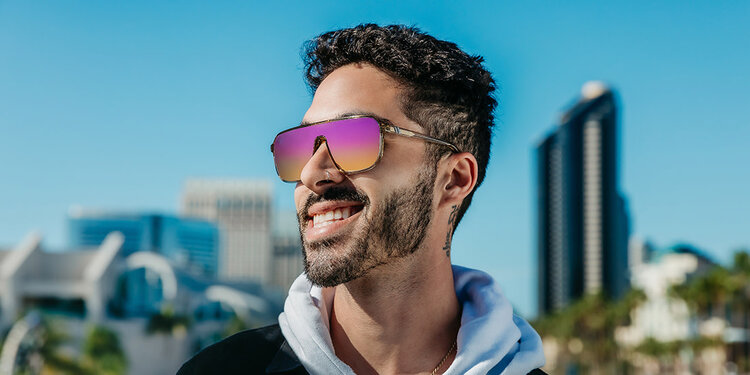 BLENDERS Blenders Meister X2 Gloss Crystal Tan | Lavender Polarized
