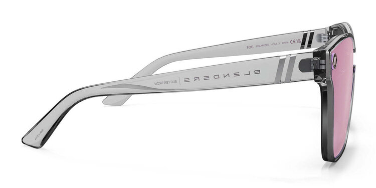 BLENDERS Blenders Buttertron Gloss Crystal Grey | Rose Gold Polarized