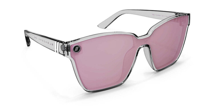 BLENDERS Blenders Buttertron Gloss Crystal Grey | Rose Gold Polarized