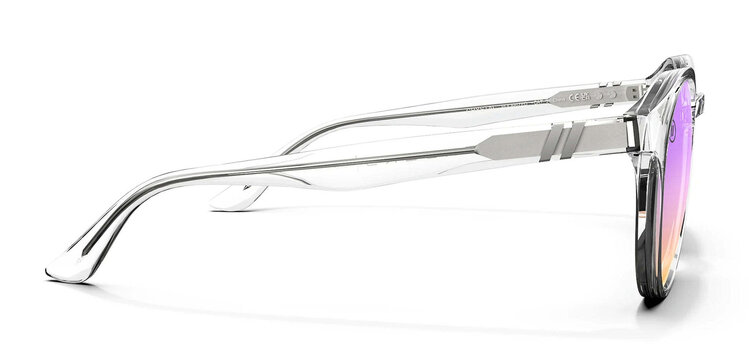 BLENDERS Blenders Coastal X2 Gloss Crystal Clear | Lav Cham Pc Polarized