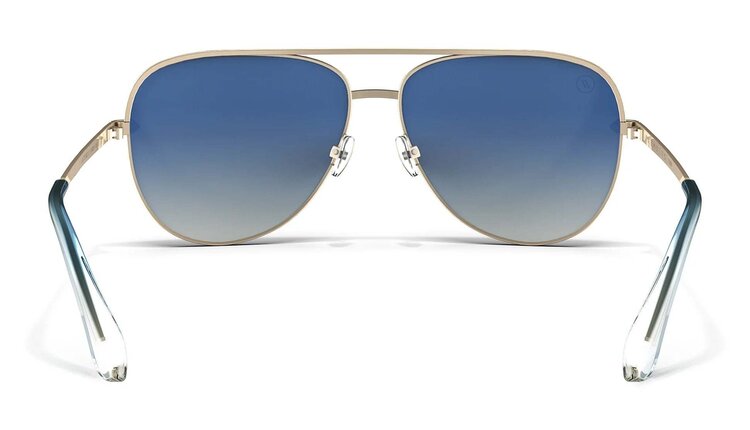 BLENDERS Blenders Shadow Matte Gold | Blue Grad Polarized