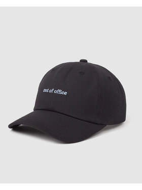 Tentree Tentree Slogan Peak Hat (Unisex) | Meteorite Black/Out Of Office