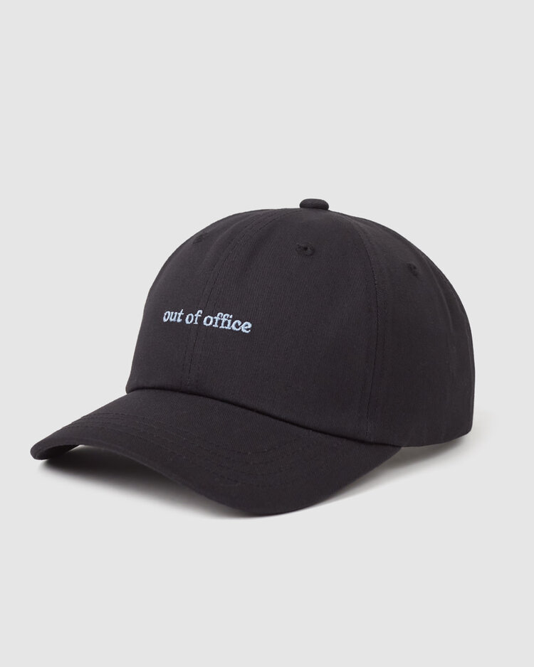 Tentree Tentree Slogan Peak Hat (Unisex) | Meteorite Black/Out Of Office