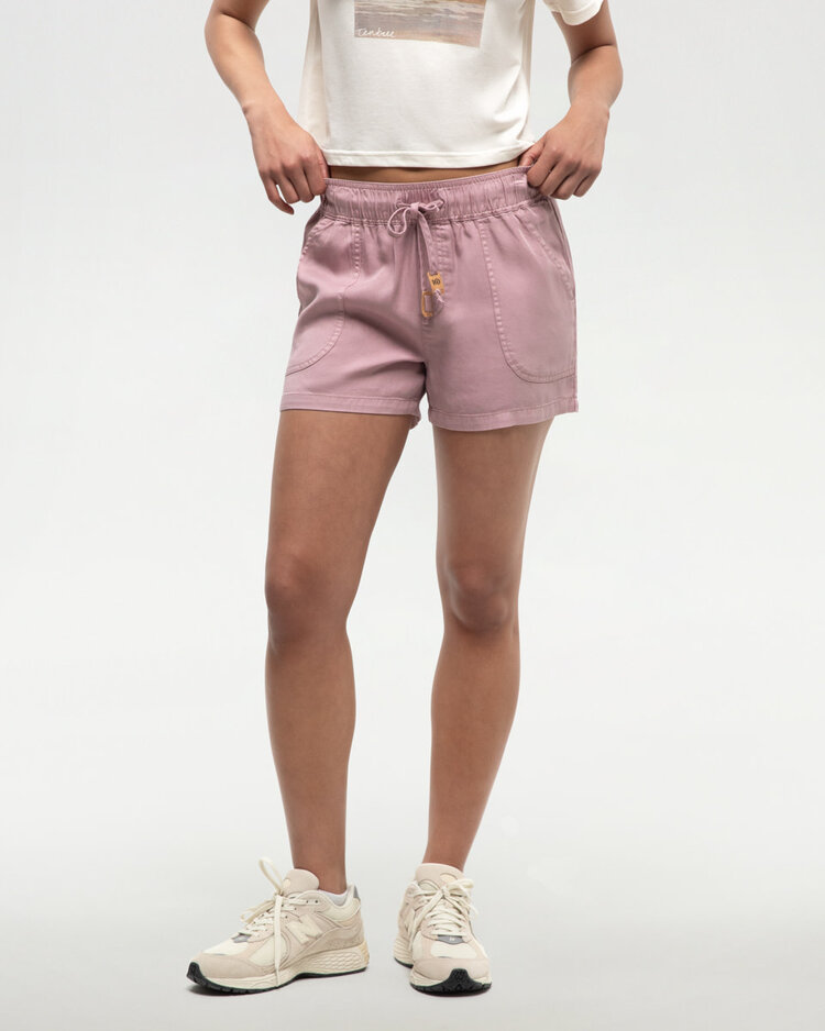 Tentree Tentree Tencel Instow Short (Womens) | Vintage Mauve