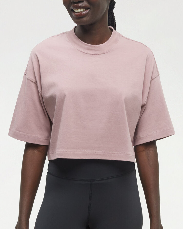 Tentree Tentree Laurelwood Crop T-Shirt (Womens) | Vintage Mauve