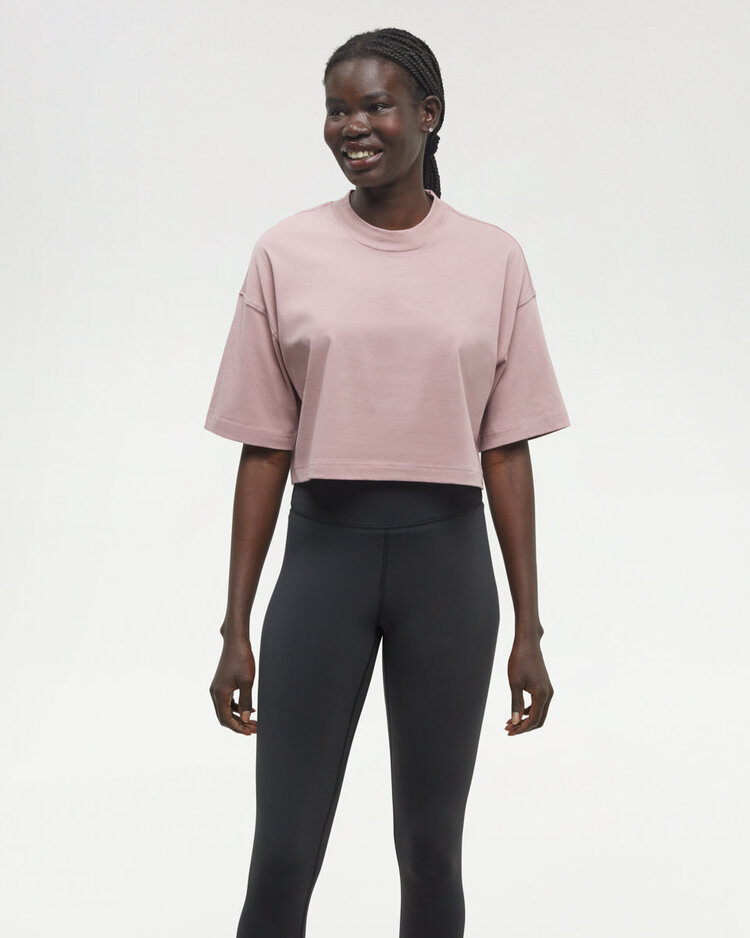 Tentree Tentree Laurelwood Crop T-Shirt (Womens) | Vintage Mauve