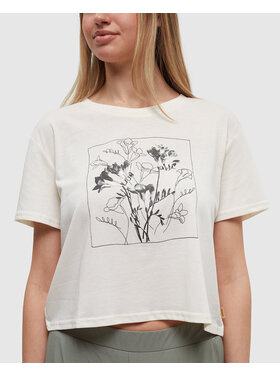 Tentree Tentree Floral Crop T-Shirt (Womens) | Undyed/Meteorite Black