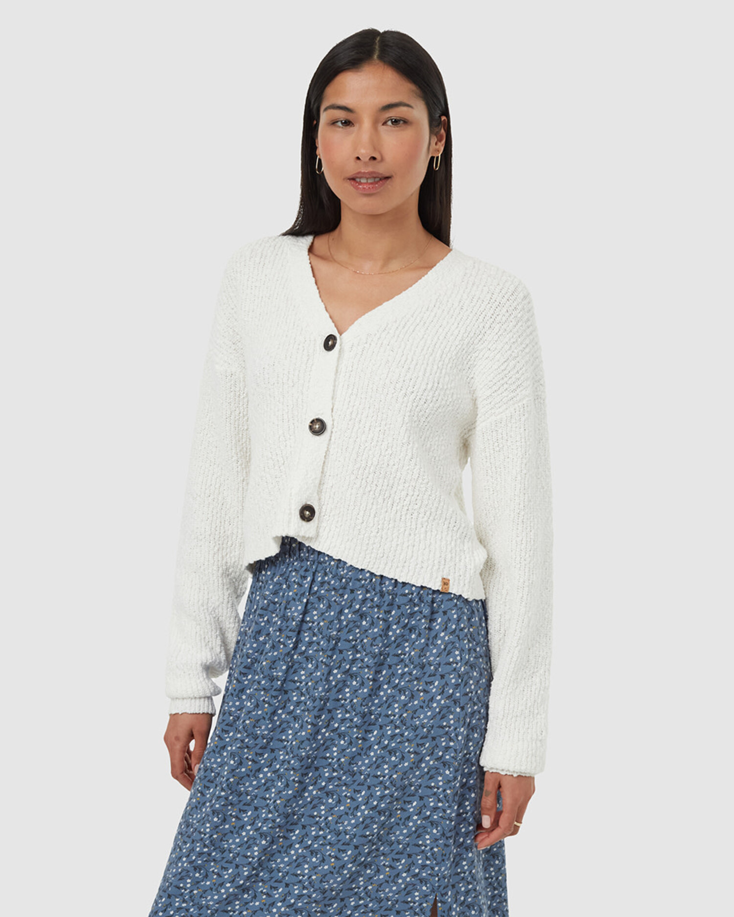 (取寄) テンツリー ポプラ カーディガン セーター tentree Poplar Cardigan Sweater  Vintage White Tentree Poplar Cardigan (Womens) | Vintage White - The Drop Rideshop