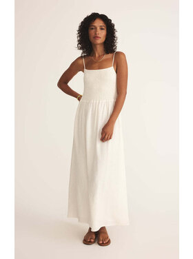 Z Supply Z Supply Bayside Linen Maxi Dress | White