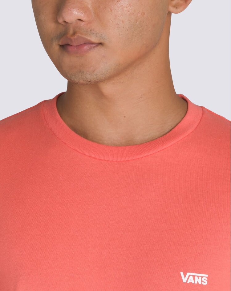 Vans Vans Left Chest Logo Tee (Mens) | Porcelain Rose