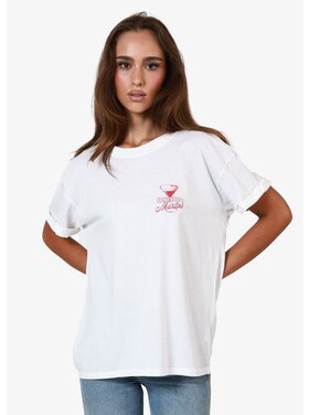 Girl Dangerous Girl Dangerous Espresso Martini Bf Tee | Vintage White