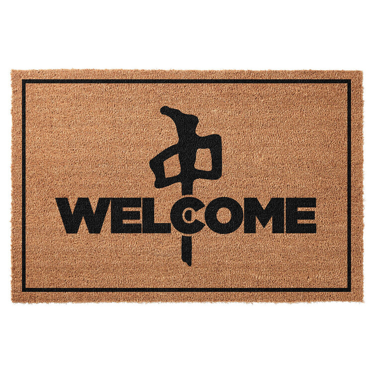 Red Dragon Supply Rds Door Mat Welcome | Natural