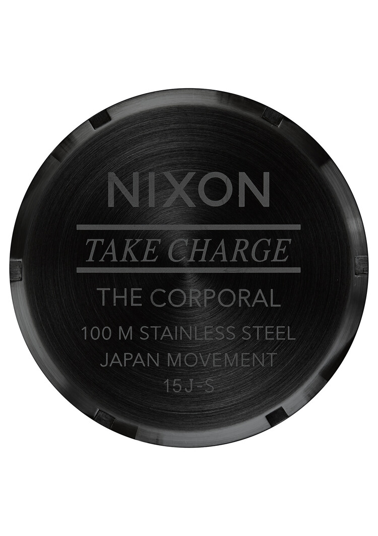 Nixon Nixon Corporal Stainless Steel | Matte Black/Gold