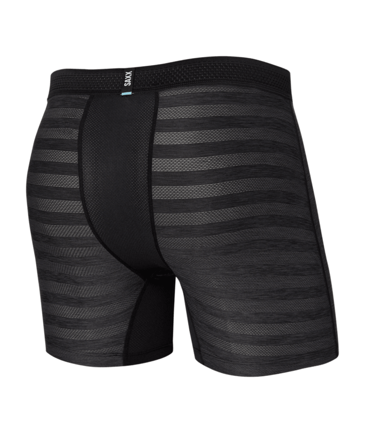 SAXX Saxx Droptemp Cooling Mesh Boxer Brief Fly | Black Heather