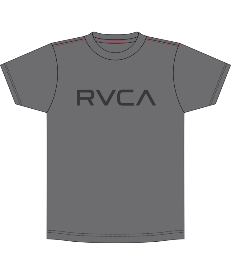 RVCA Rvca Mens Big Rvca Ss | Smoke Black