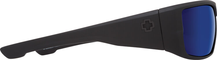 Spy Spy Dirk Matte Black | Happy Bronze Polar w/ Blue Spectra Mirror