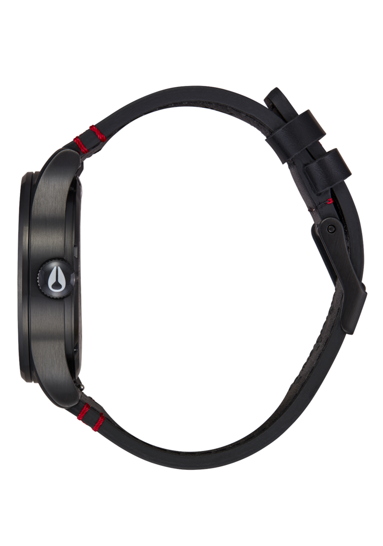 Nixon Nixon Rolling Stones Sentry Leather | All Black