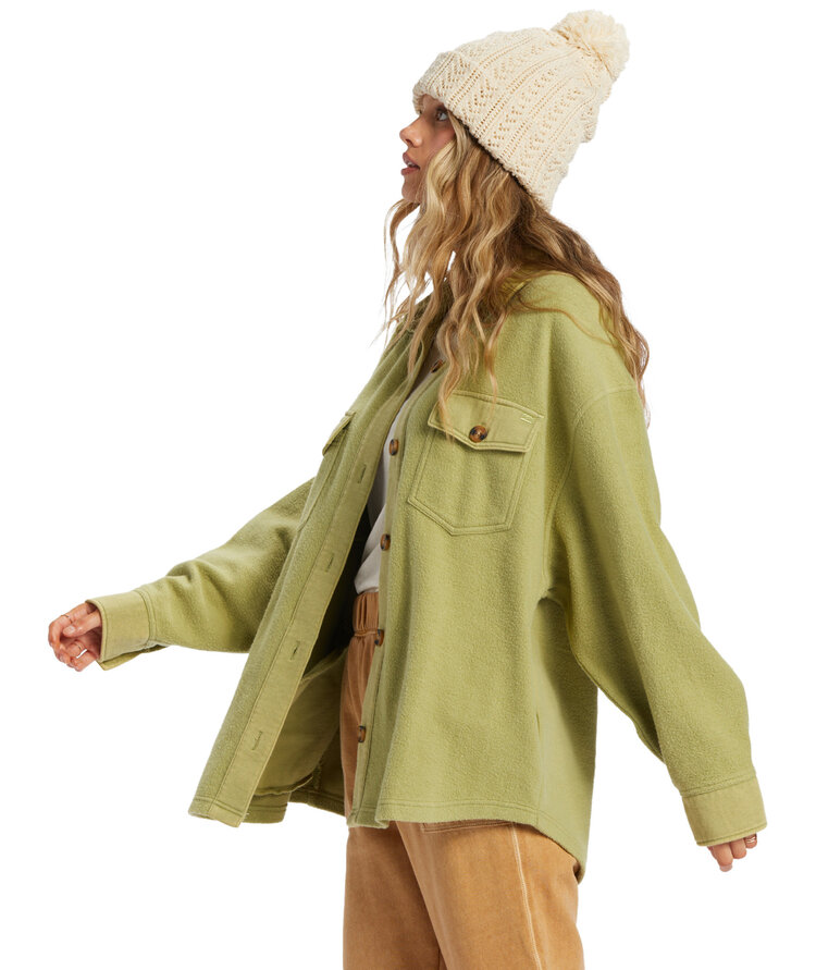 Billabong Billabong Any Time Shacket (Womens) | Avocado