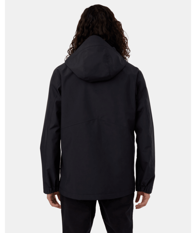 Tentree Tentree Nimbus Rain Jacket (Mens) | Meteorite Black