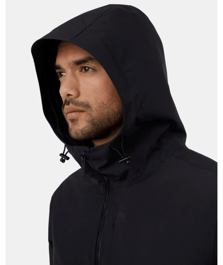 Tentree Tentree Nimbus Rain Jacket (Mens) | Meteorite Black