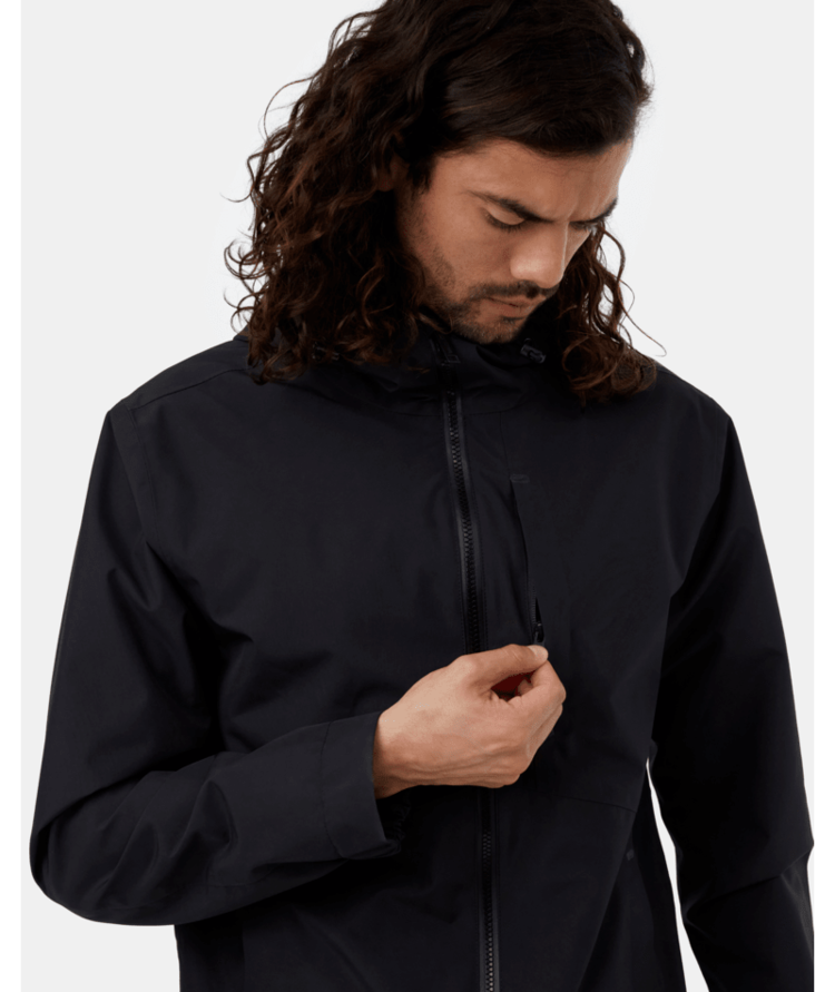 Tentree Tentree Nimbus Rain Jacket (Mens) | Meteorite Black