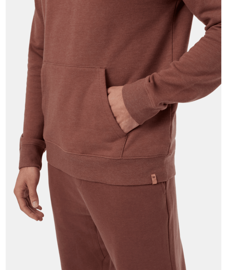 Tentree Tentree Mens Juniper Hoodie | Mesa Red Htr/Wht