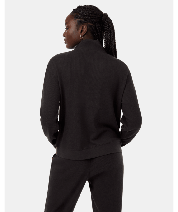 Tentree Tentree Womens Treefleece Relaxed Zip Hoodie | Meteorite Blk