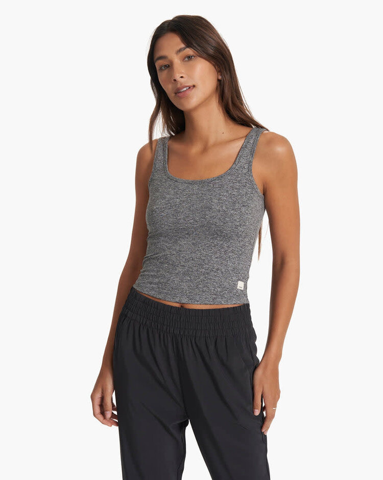 Vuori Vuori Halo Essential Tank (Womens) | Heather Grey