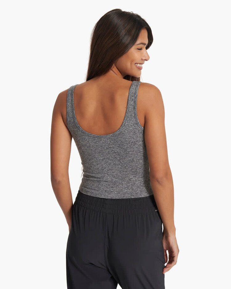 Vuori Vuori Halo Essential Tank (Womens) | Heather Grey