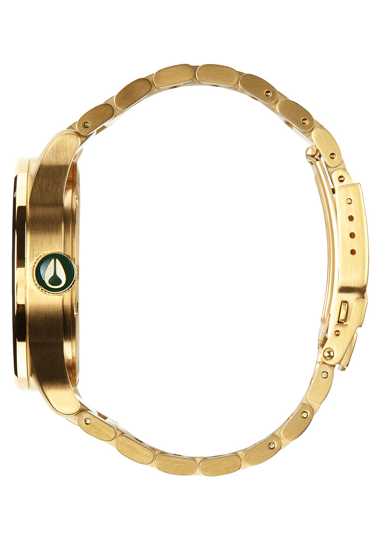 Nixon Nixon Sentry Stainless Steel | Gold/Green Sunray