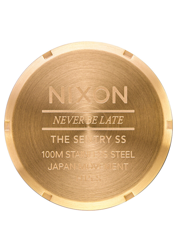 Nixon Nixon Sentry Stainless Steel | Gold/Green Sunray